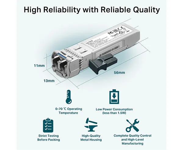 10GBase-LR SFP  LC Transceiver