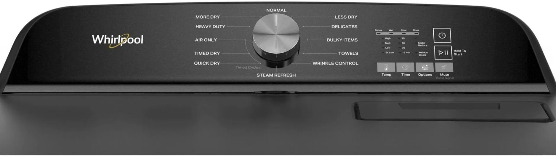 7.0 Cu. Ft. Whirlpool® Top Load Electric Dryer with Moisture Sensor