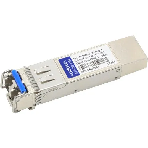 AddOn Cisco Compatible TAA compliant 10GBase-DWDM 100GHz SFP  Transceiver (SMF, 1529.55nm, 40km, LC, DOM) DWDM-SFP10G29.5540AO