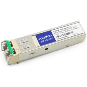 AddOn Cisco DWDM-SFP-3112 Compatible TAA Compliant 1000Base-DWDM 100GHz SFP Transceiver (SMF, 1531.12nm, 80km, LC, DOM) DWDM-SFP-3112-AO