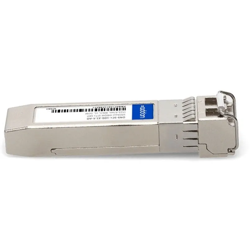 AddOn Cisco ONS ONS-SC -10G-33.4 Compatible TAA Compliant 10GBase-DWDM 100GHz SFP  Transceiver (SMF, 1533.47nm, 80km, LC, DOM) ONS-SC -10G-33.4-AO