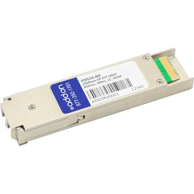 Addon Hp Jc011A Compatible Taa Compliant 10Gbase-Sr Xfp Transceiver (Mmf, 850Nm, 300M, Lc, Dom)