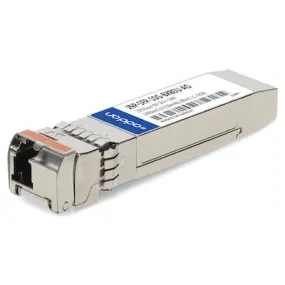 AddOn Juniper Networks JNP-SFP-10G-BX80U Compatible TAA Compliant 10GBase-BX SFP  Transceiver (SMF, 1490nmTx/1550nmRx, 80km, LC, DOM) JNP-SFP-10G-BX80U-AO