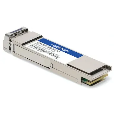 AddOn Juniper Networks QFX-QSFP-40G-LR4 Compatible TAA Compliant 40GBase-LR4 QSFP  Transceiver (SMF, 1270nm to 1330nm, 10km, LC, DOM) QFX-QSFP-40G-LR4-AO