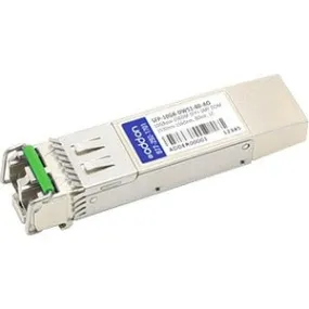 Addon Msa And Taa Compliant 10Gbase-Dwdm 100Ghz Sfp  Transceiver (Smf, 1536.61Nm, 80Km, Lc, Dom)