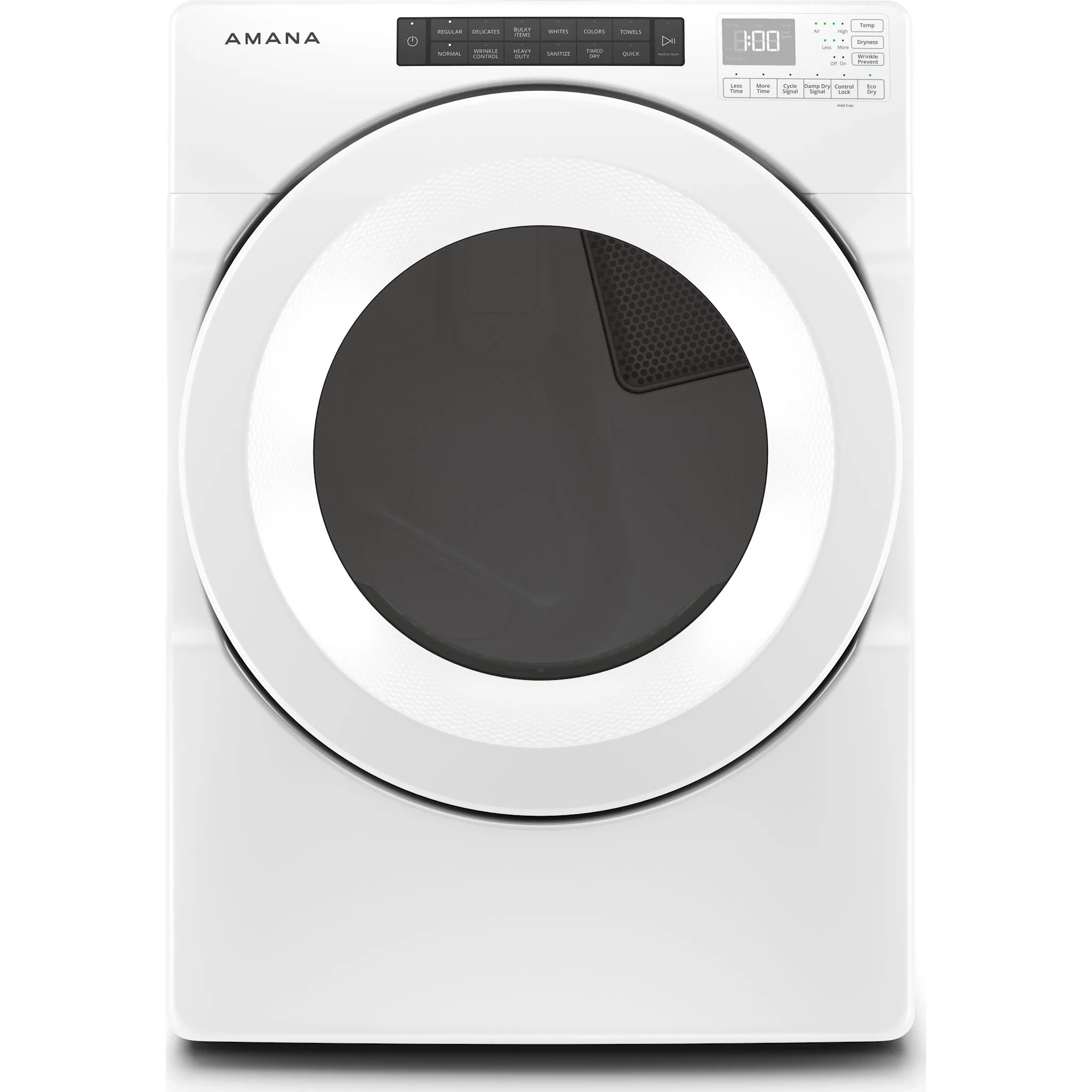 Amana 7.4 cu. ft. Front Load Electric Dryer with Moisture Sensors (YNED5800HW)