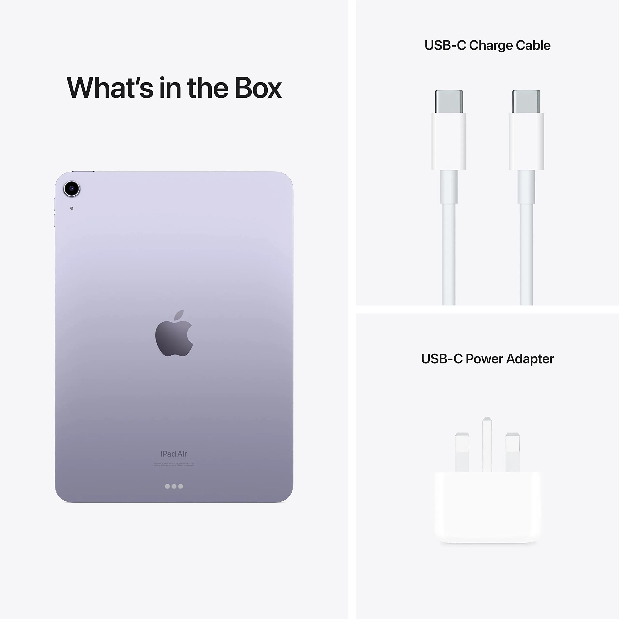 Apple 2022 10.9-inch iPad Air (Wi-Fi, 256GB) - Purple (5th Generation)