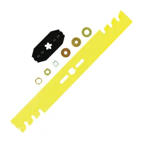 Arnold Xtreme 490-100-0096 Mulching Blade, 21 in L, 2-1/2 in W, Steel