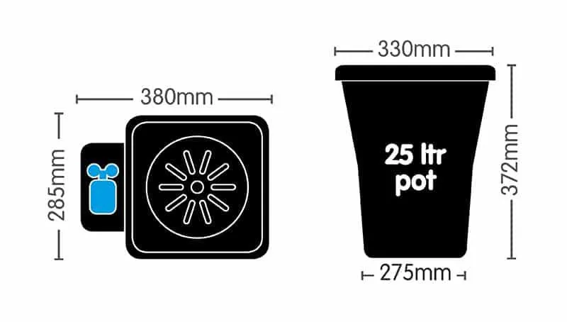 Autopot - 25L Pot XL System   Tank