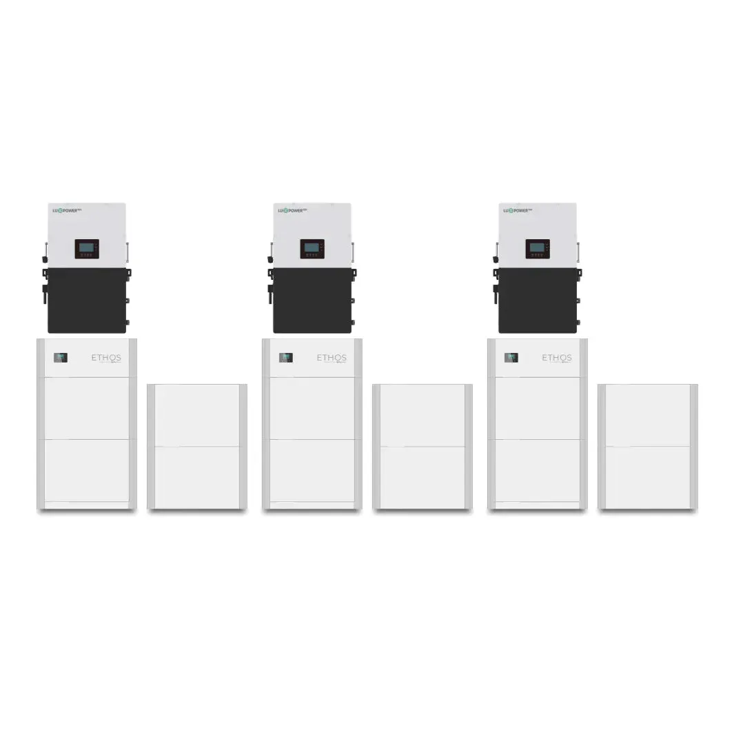Big Battery - 48V 61.4kWh Ethos Power System With 12x Batteries   3x 12kW inverter