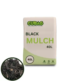 Black Mulch 40 Litre Bag