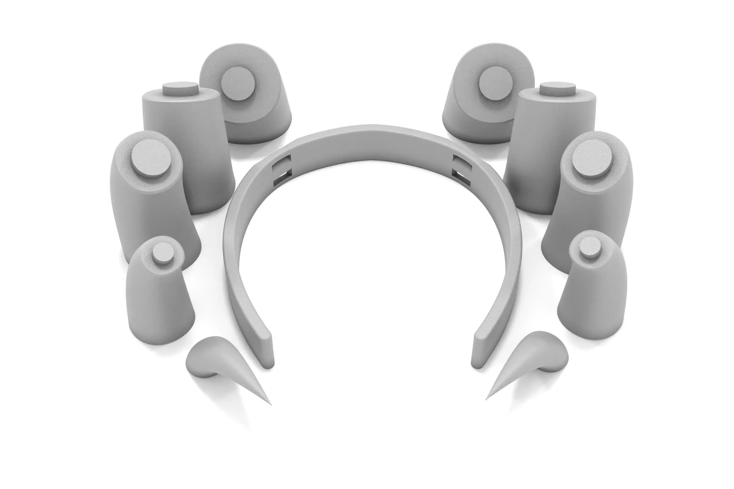 Blitzo Horns DIY Cosplay Prop Kit - Hazbin Hotel