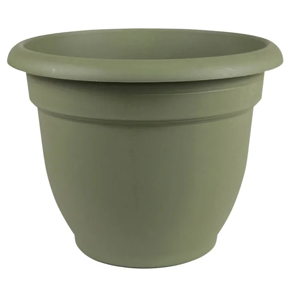 Bloem 20-56410 Self-Watering Planter, 10 in Dia, 11 in W, Round, Plastic, Living Green