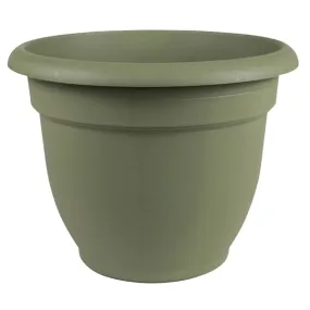 Bloem 20-56410 Self-Watering Planter, 10 in Dia, 11 in W, Round, Plastic, Living Green