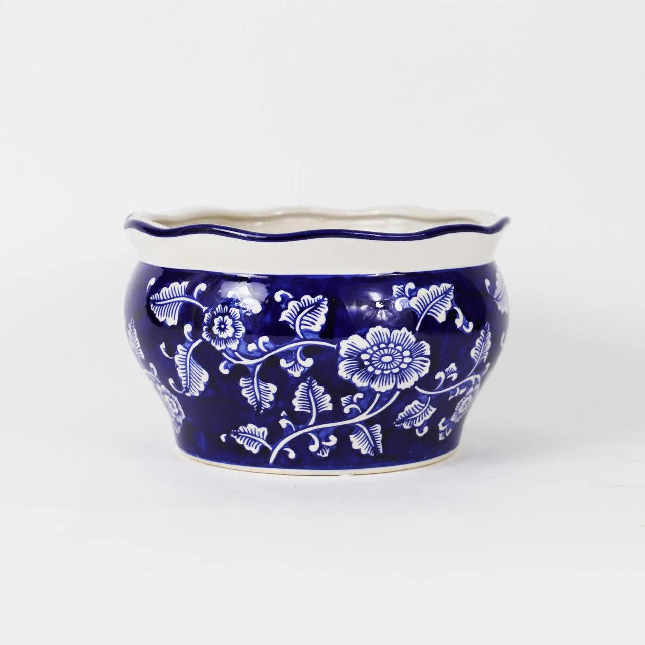 Blue and White Spring Garden Planter Set