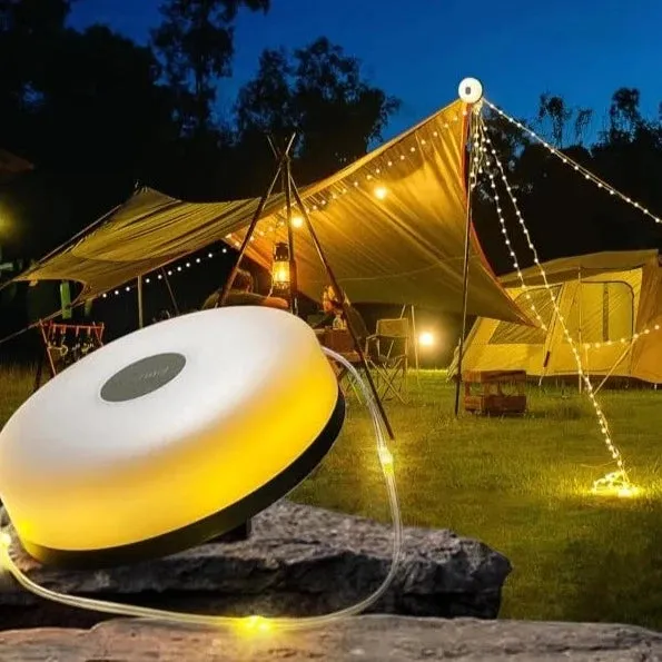 CampGlow™ Retractable 10m String Lights - The Magic of Light & Color