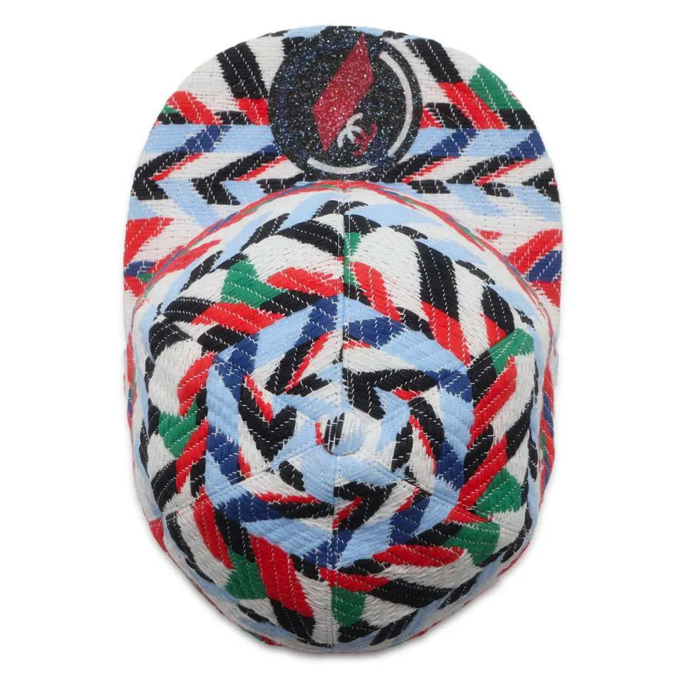 CHANEL Airline Baseball Cap Multicolor Cotton