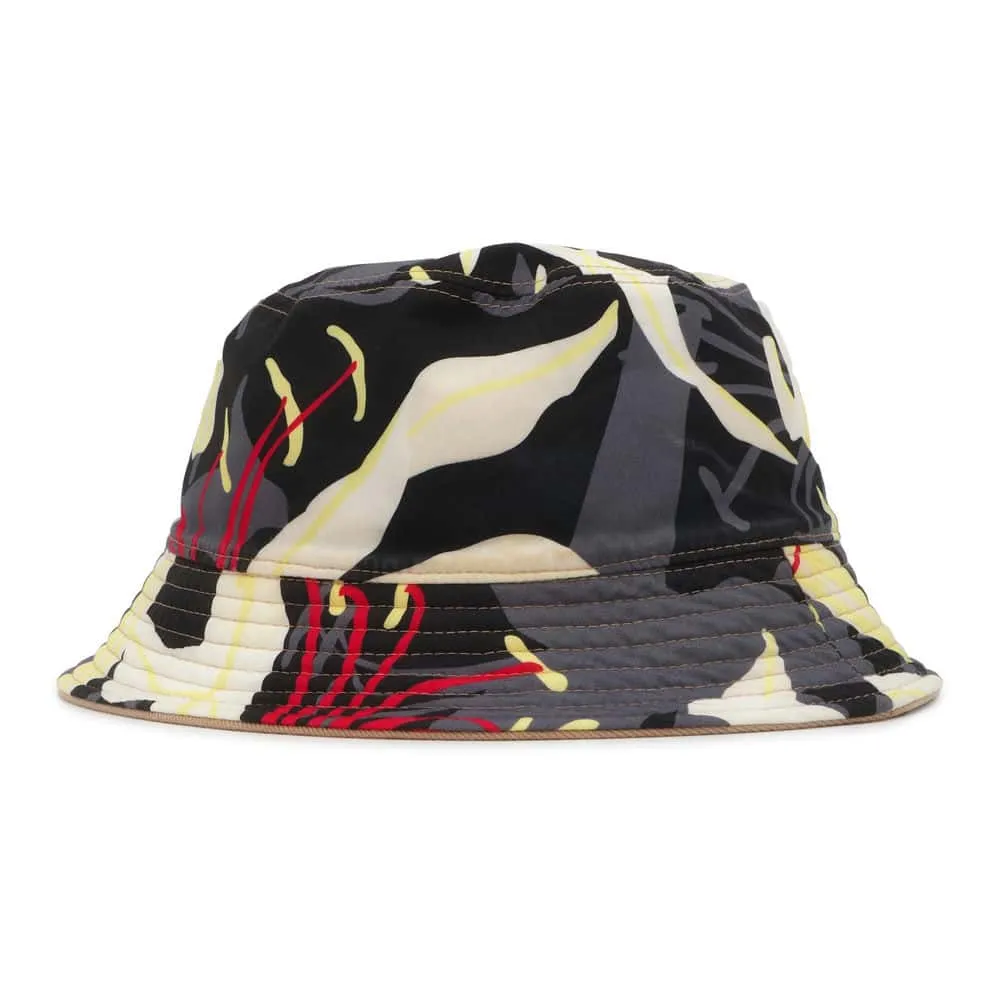 CHANEL CC Logo reversible bucket hat Multicolor/Beige AA9255 Cotton