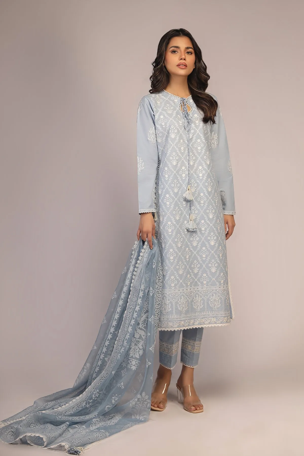 Chikankari 3 Piece