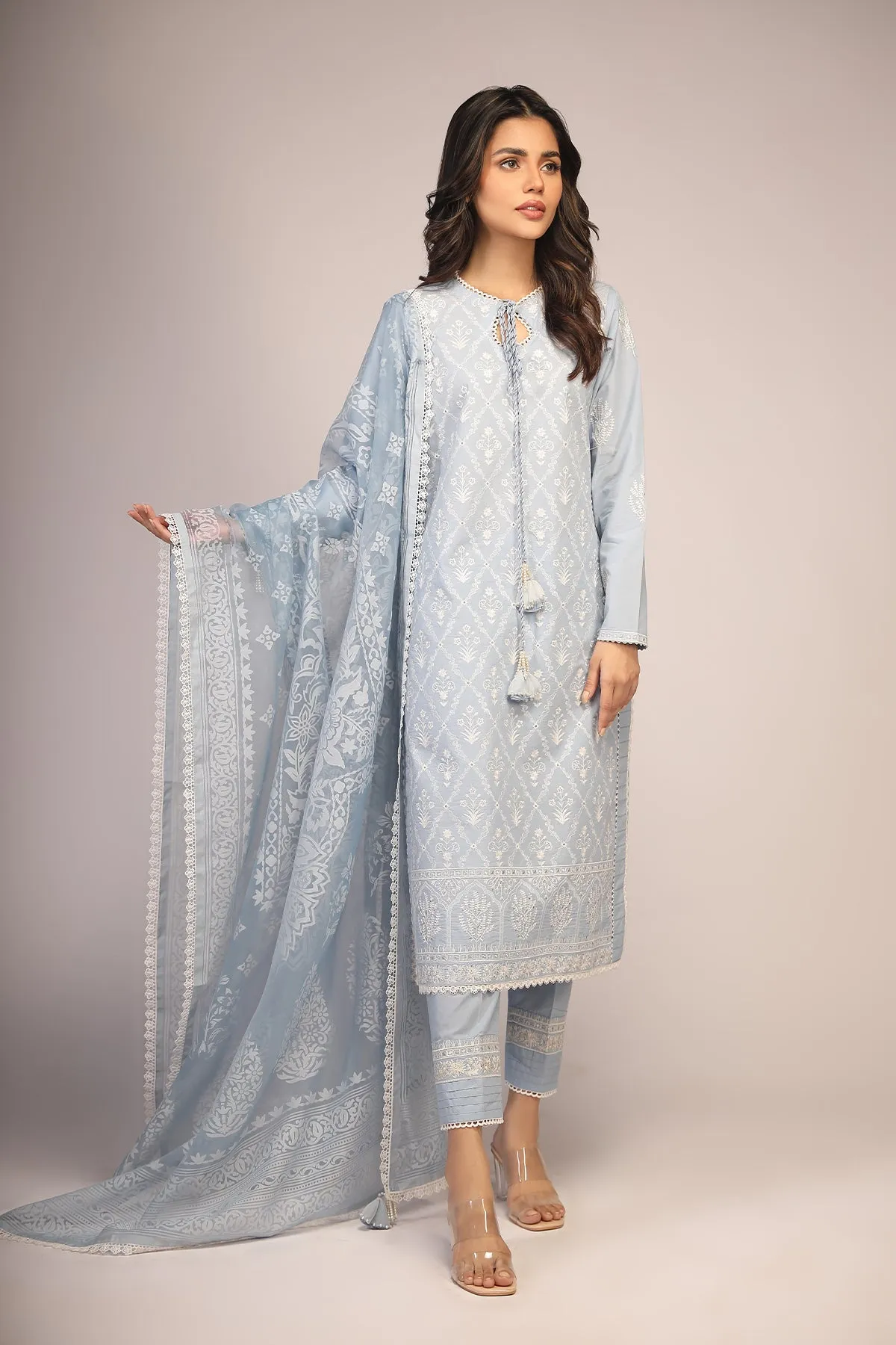 Chikankari 3 Piece