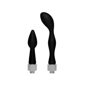 Cleanstream Silicone Enema Attachment Set Black