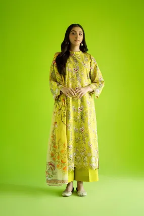 Cotton Lawn Digital Print Chikankari