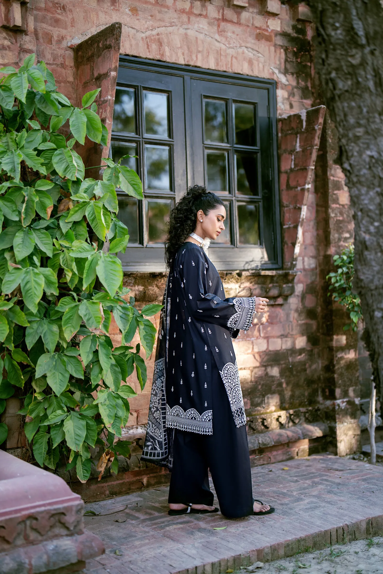 Cotton Lawn wider width Embroidery