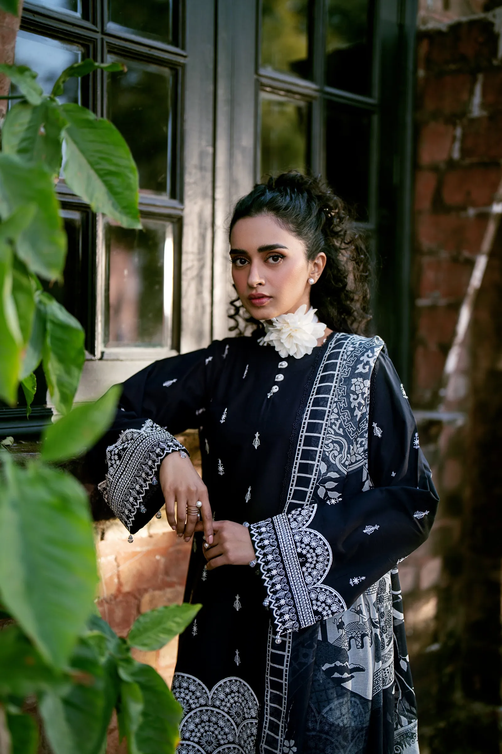 Cotton Lawn wider width Embroidery