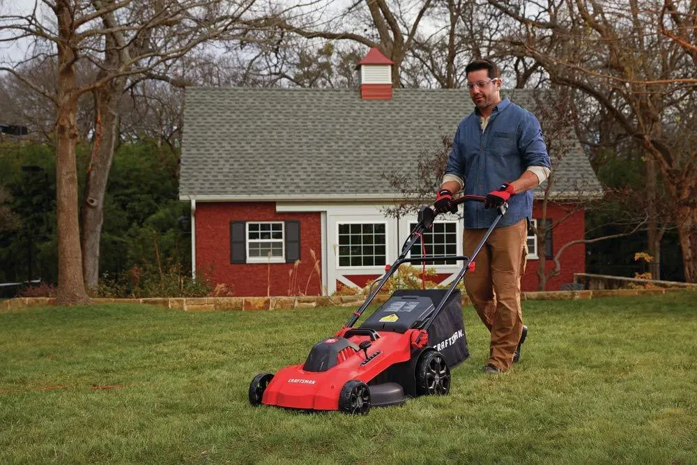 CRAFTSMAN Electric Lawn Mower, 20-Inch, Corded, 13-Ah.