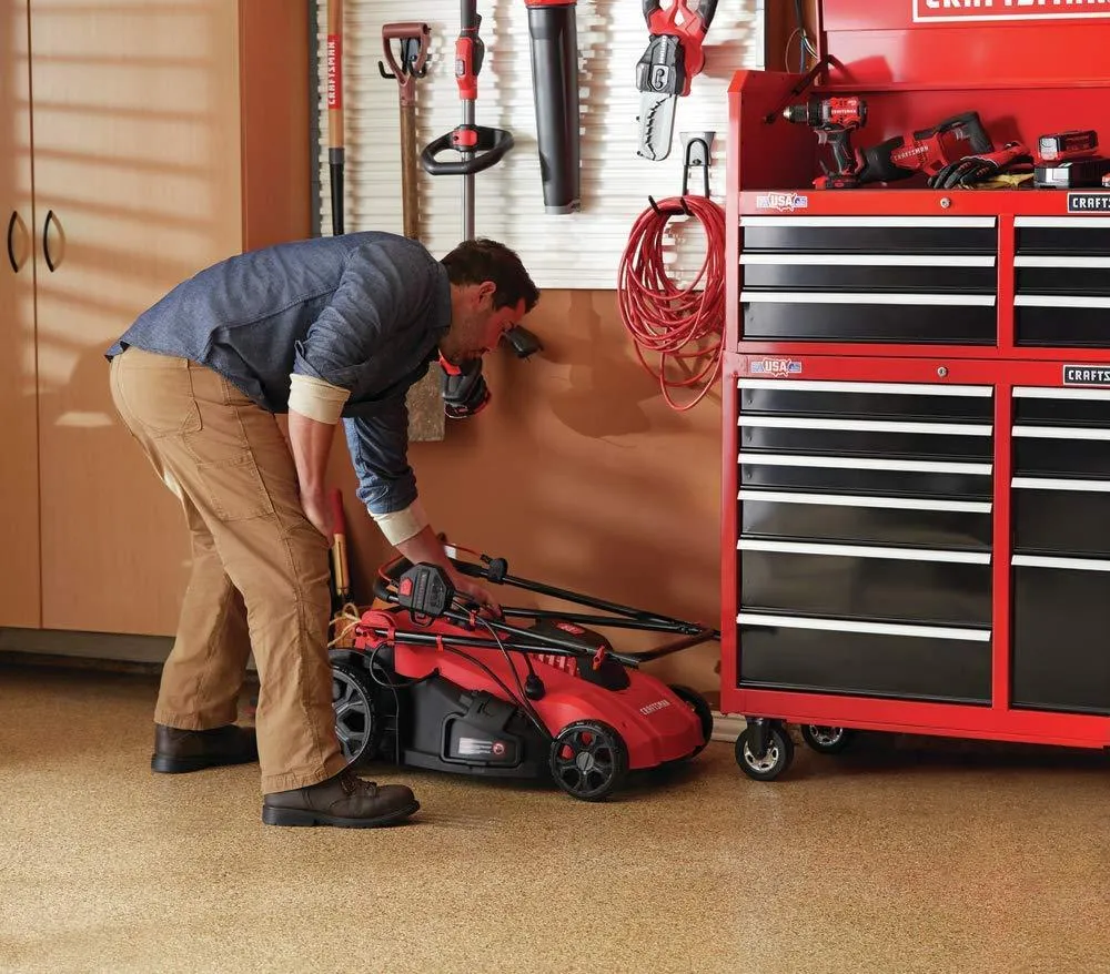CRAFTSMAN Electric Lawn Mower, 20-Inch, Corded, 13-Ah.