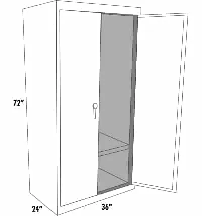 Deluxe Soil Grow Cabinet