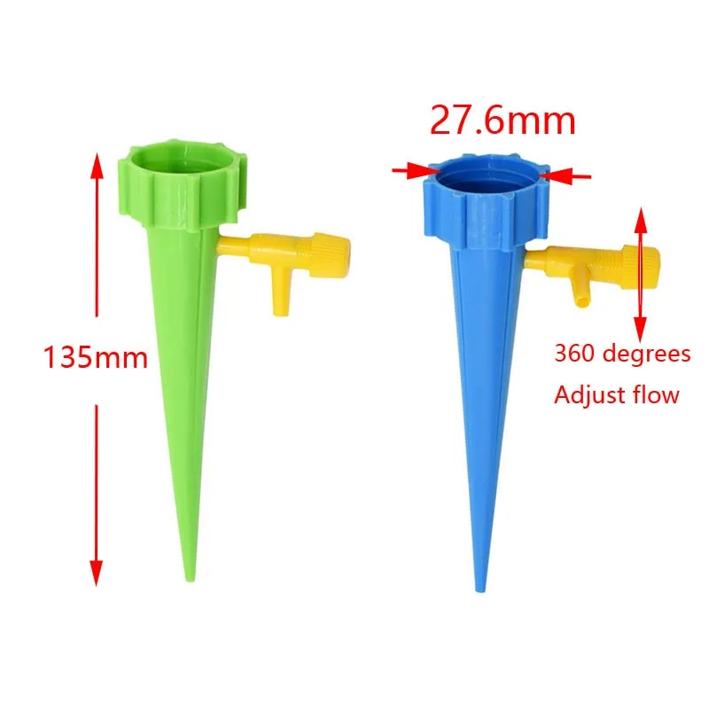 Drip irrigation system Plant Waterers DIY Automatic drip water spikes taper watering plants automatic houseplant watering 1pcs (random color)