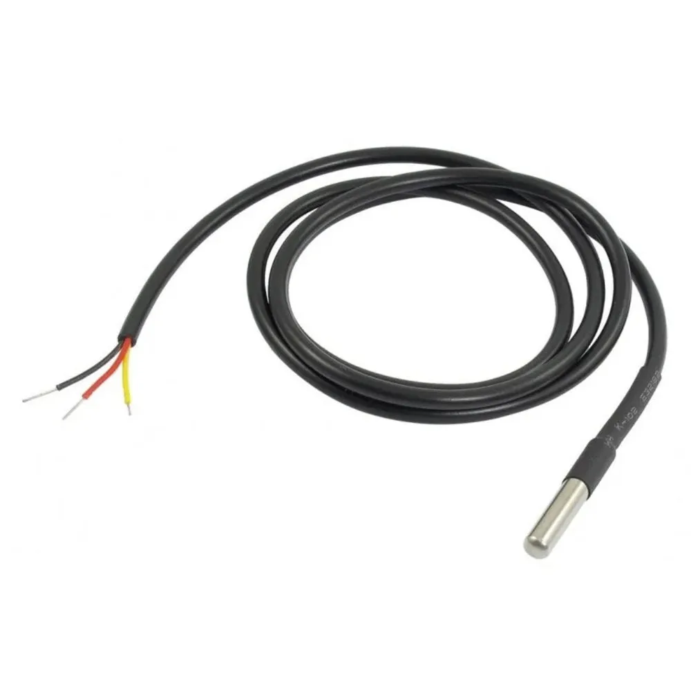 DS18B20 Waterproof Digital Temperature Sensor Thermal Probe Sensor (1m)