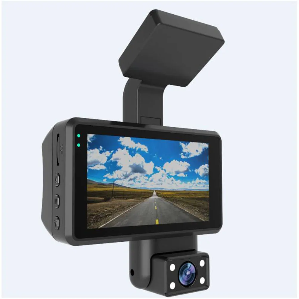 Dual Lens Car Dvr Dash Cam Video Recorder 3-inch HD Display