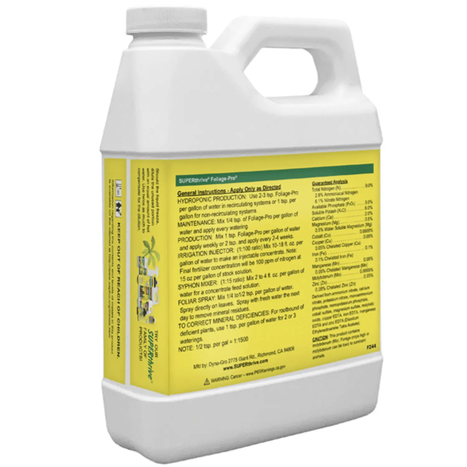 Dyna-Gro SUPERthrive Foliage-Pro - 1 Quart