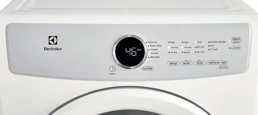 Electrolux - 8 cu. Ft  Gas Dryer in White - EFDG317TIW