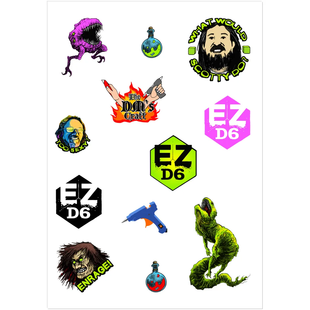 EZD6 Sticker Sheet
