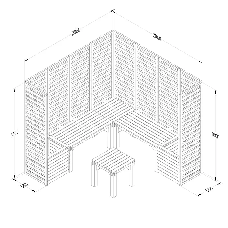 Forest Garden Modular Seating V3