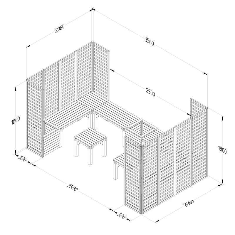 Forest Garden Modular Seating V5