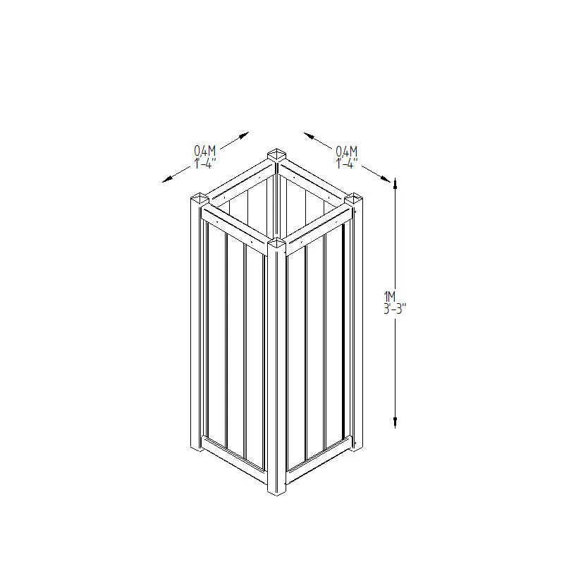 Forest Garden Slender Planter
