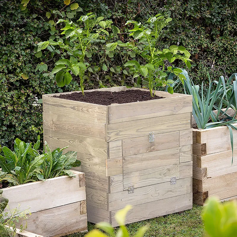 Forest Garden Wooden Potato Planter
