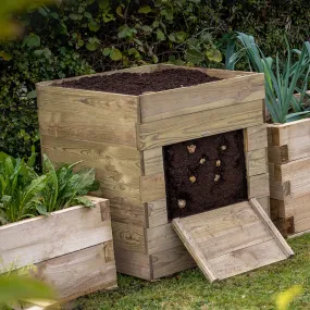 Forest Garden Wooden Potato Planter