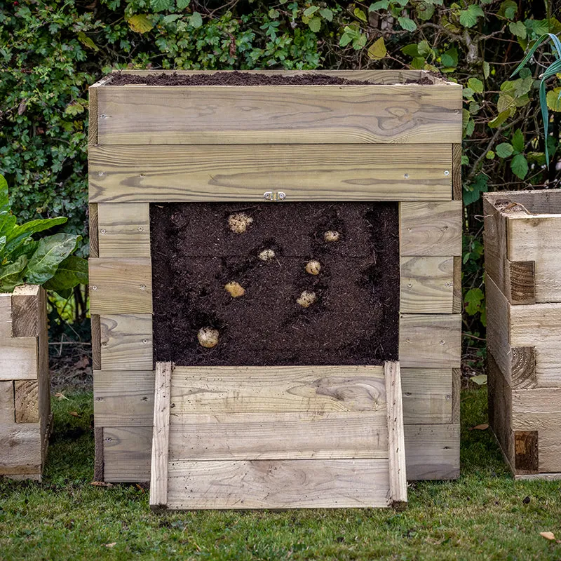 Forest Garden Wooden Potato Planter