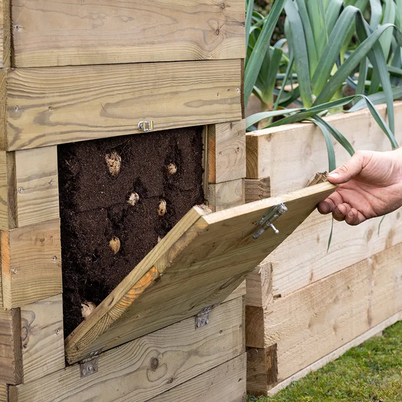 Forest Garden Wooden Potato Planter