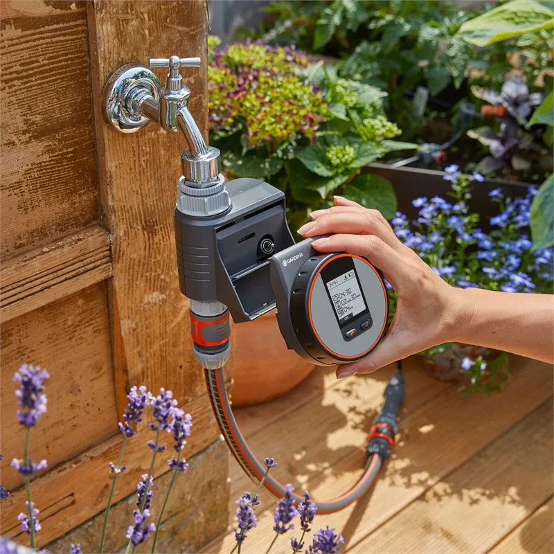 GARDENA Flex Programable Water Computer with Digital Display/Weatherproof