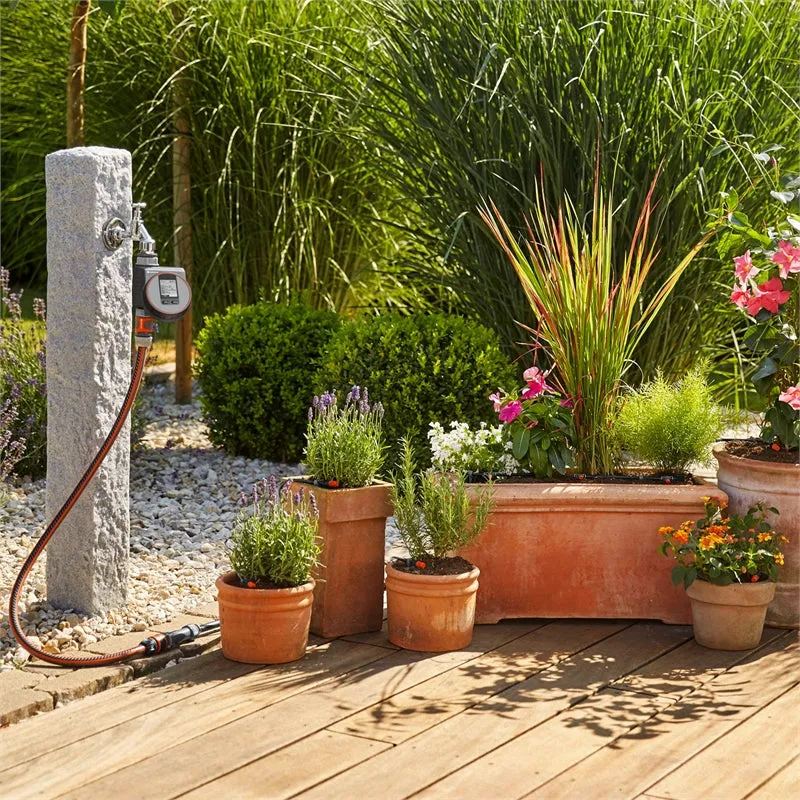 GARDENA Flex Programable Water Computer with Digital Display/Weatherproof