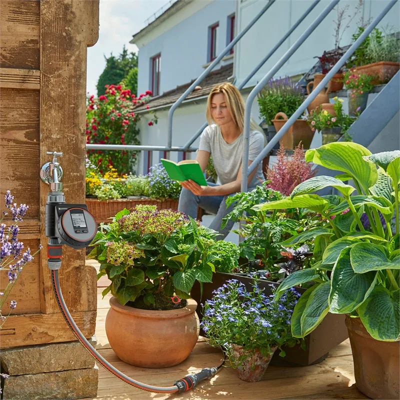 GARDENA Flex Programable Water Computer with Digital Display/Weatherproof