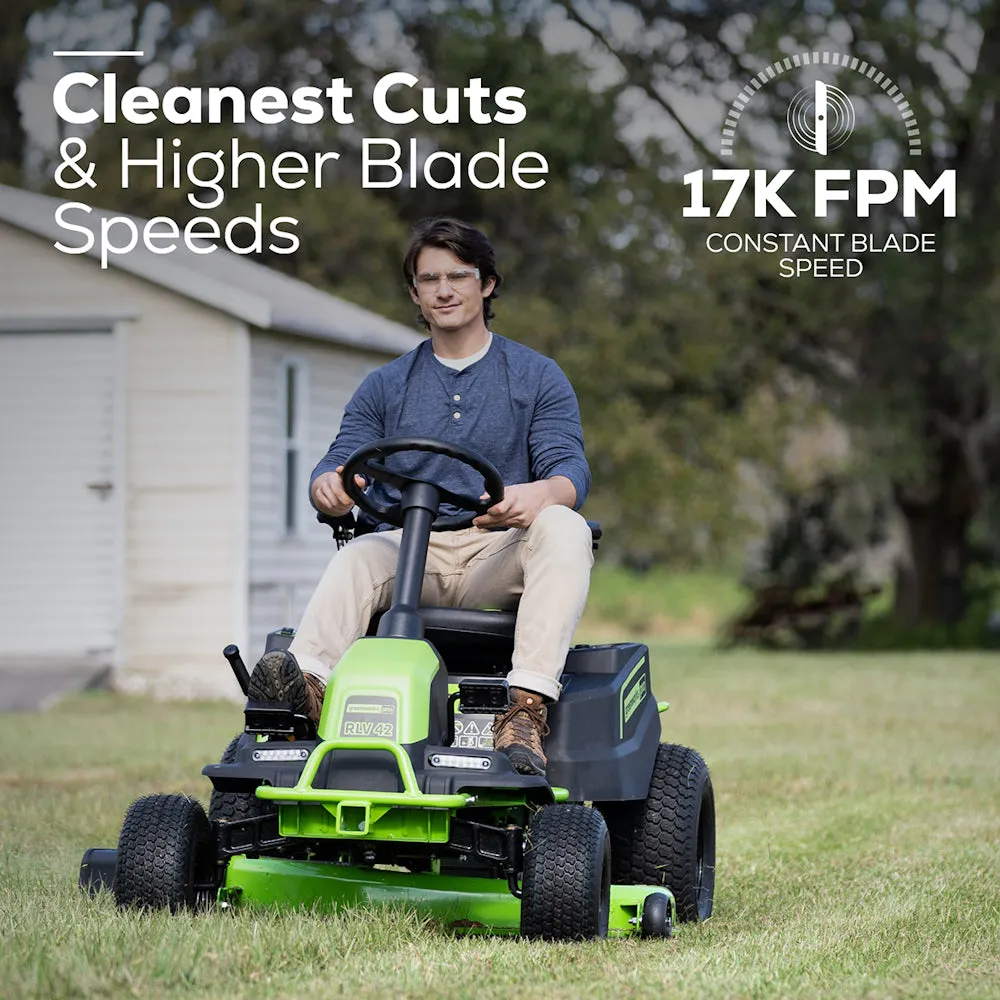 Greenworks 60v Battery Pro 42” Ride-On Mower