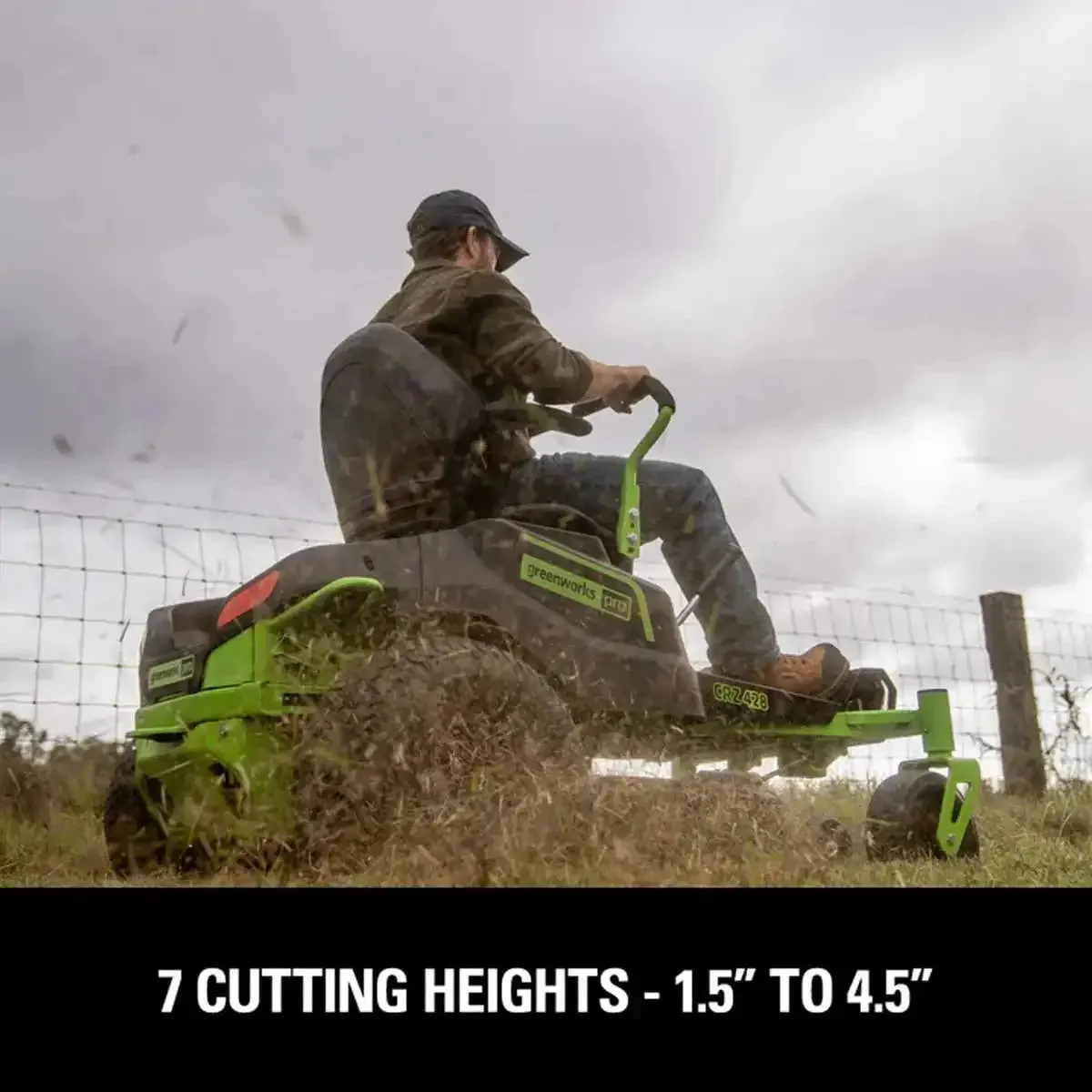 Greenworks 82V 42" CrossoverZ Ride-On Zero Turn Mower