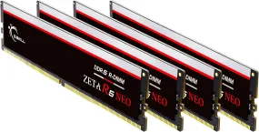 G.SKILL Zeta R5 192GB (4X48GB) ECC D5-6400C32 (F5-6400R3239G48GQ4-ZR5NK) 黑色套裝